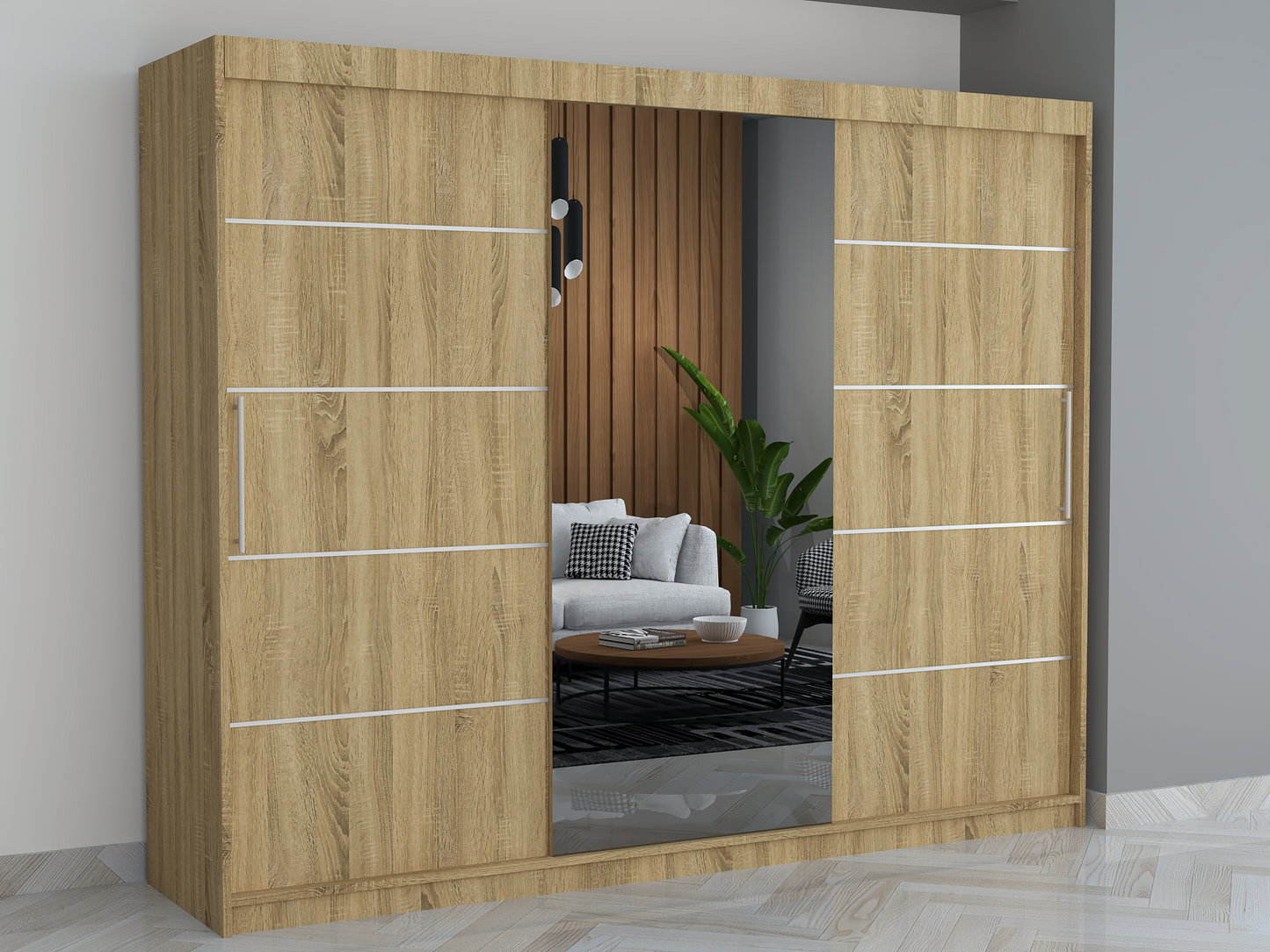 Dressing Smart 250 Sonoma cu Oglinda