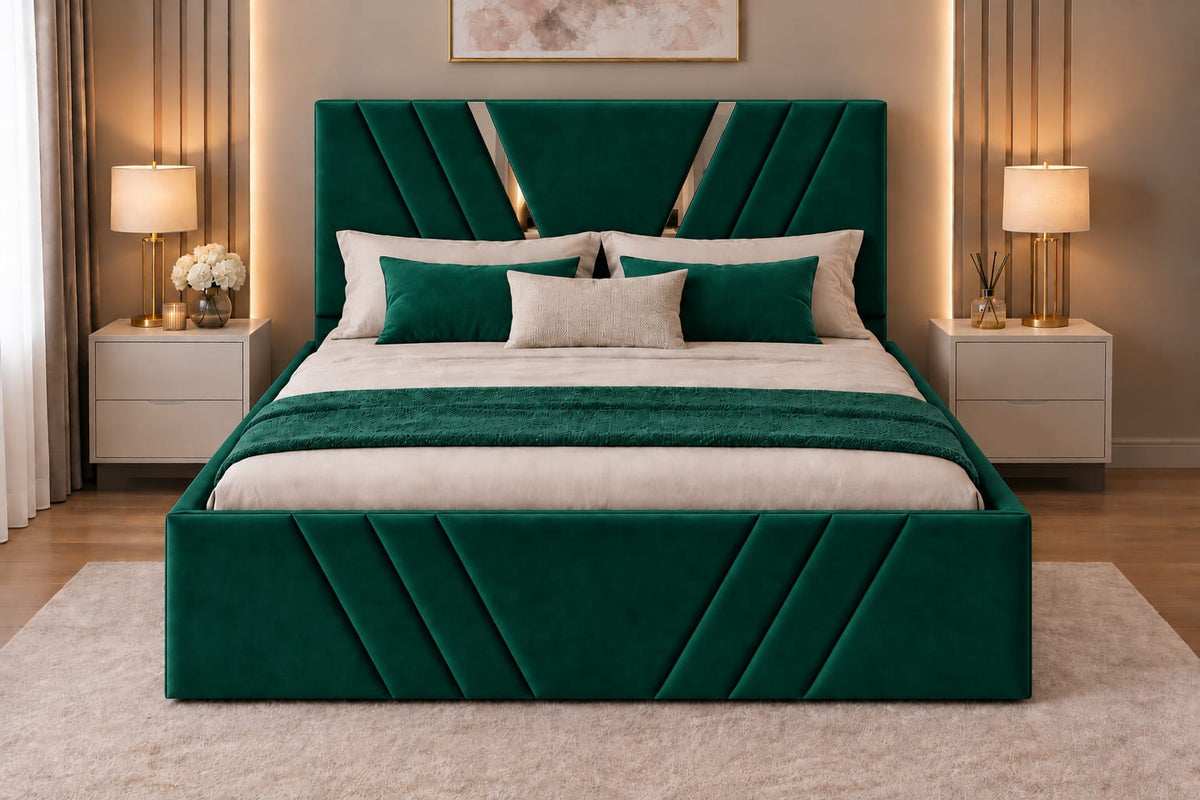 Pat Tapitat Monaco Verde Catifea Premium