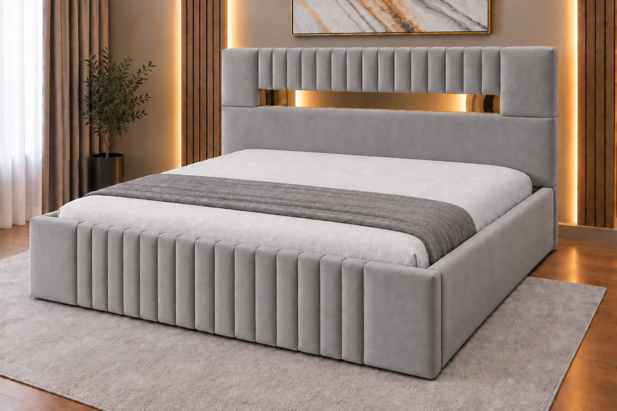 Pat Tapitat Prestige Gri Catifea Premium