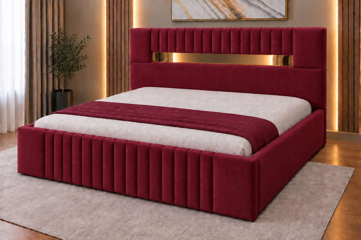 Pat Tapitat Prestige Visiniu Catifea Premium