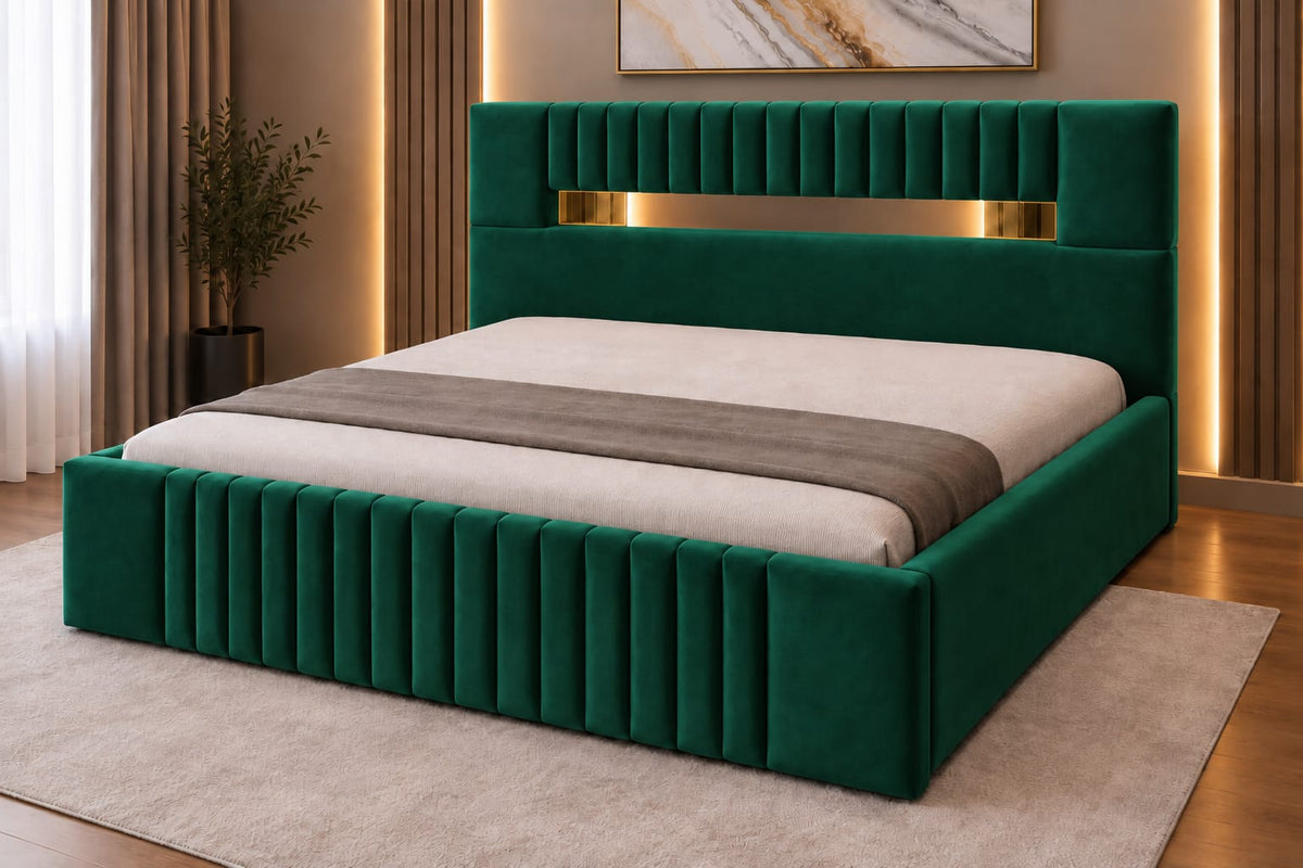 Pat Tapitat Prestige Verde Catifea Premium
