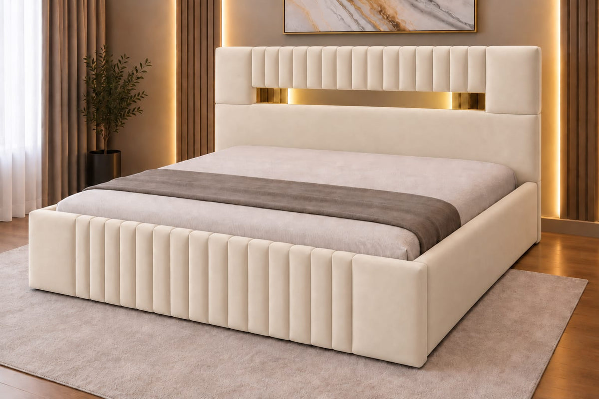 Pat Tapitat Prestige Crem Catifea Premium