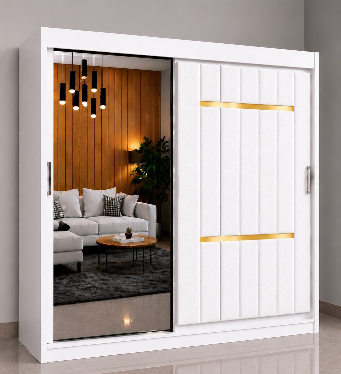 Dressing Tapițat Velvet Alb 200