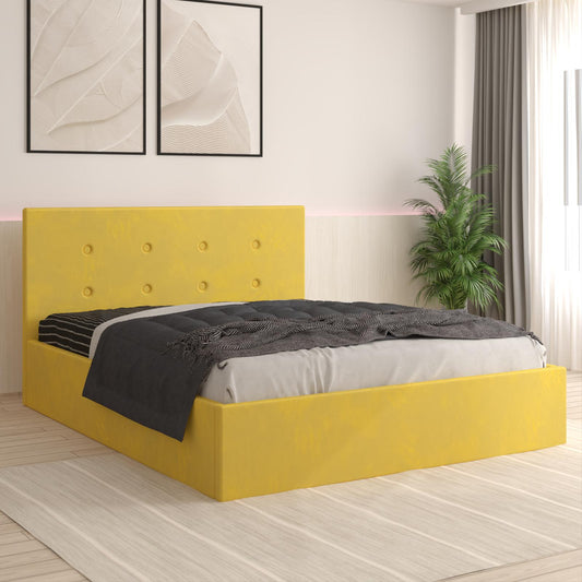 Pat Tapitat Daniel Galben Catifea Premium