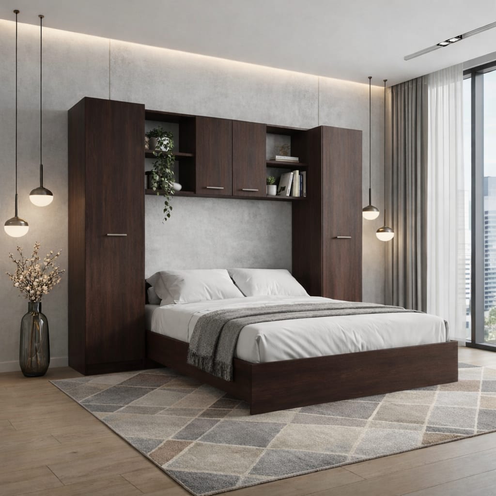 Dormitor Iulia, 4 Piese, Culoare Wenge