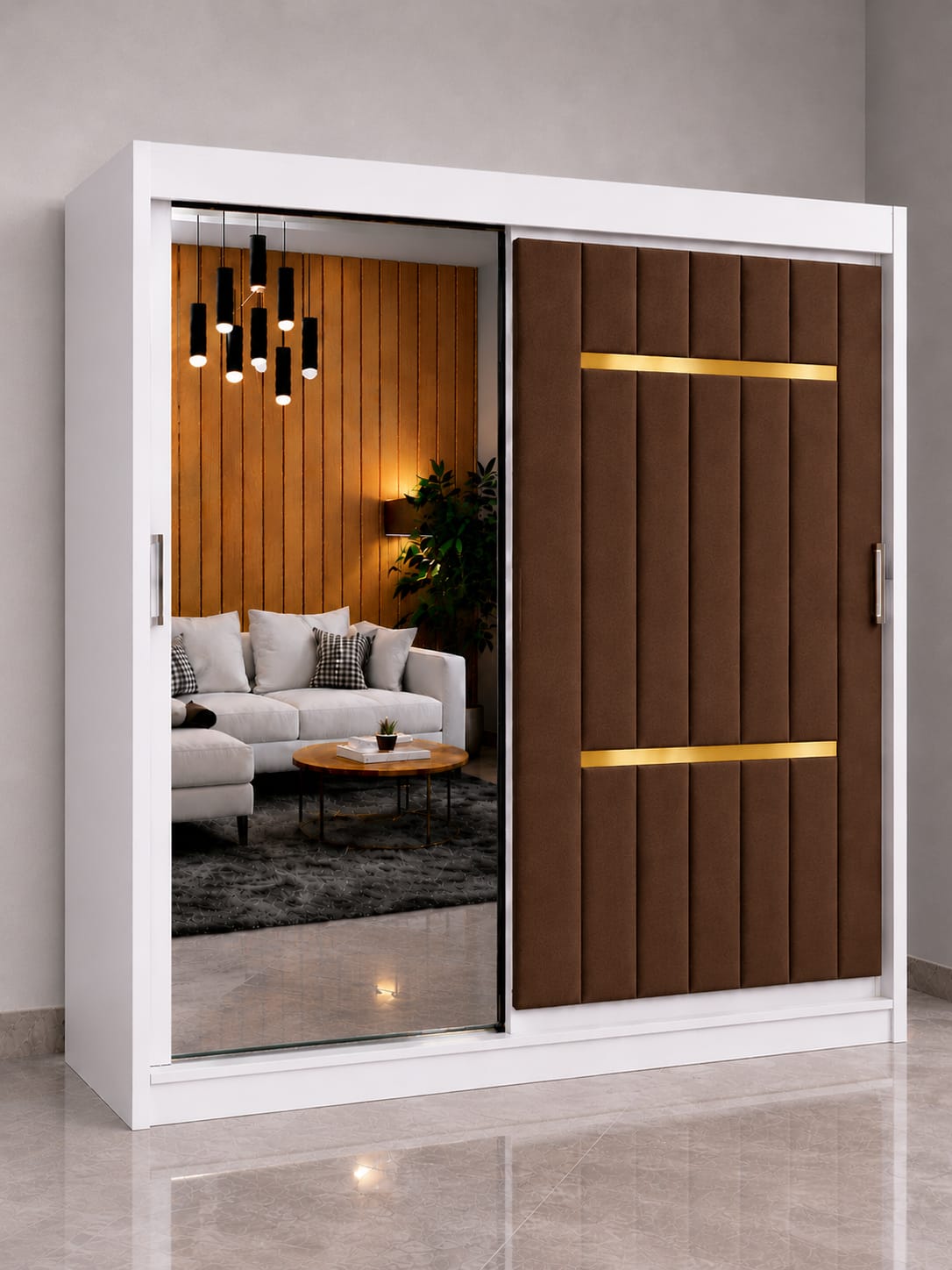 Dressing Tapițat Velvet Maro 200
