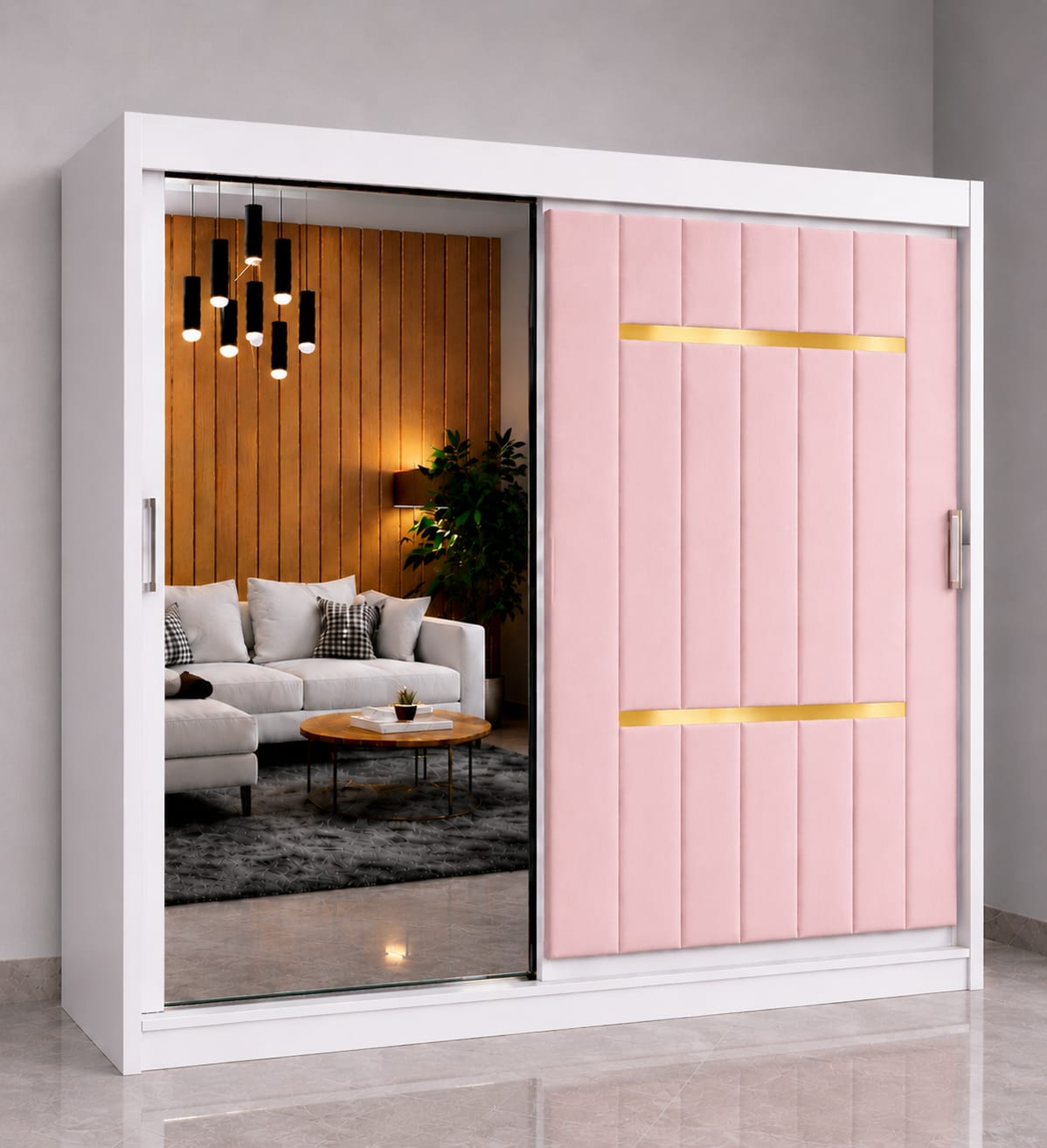 Dressing Tapițat Velvet Roz 200