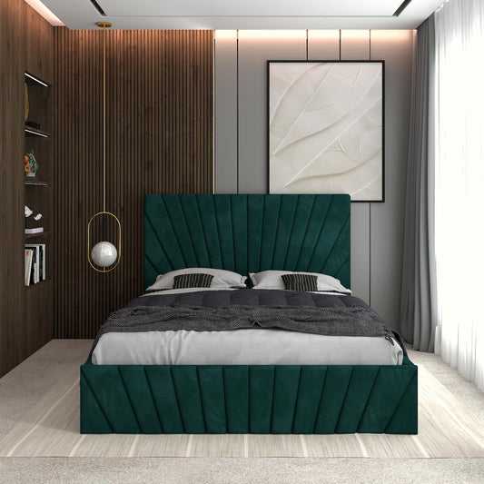 Pat Tapitat Astra Verde Catifea Premium
